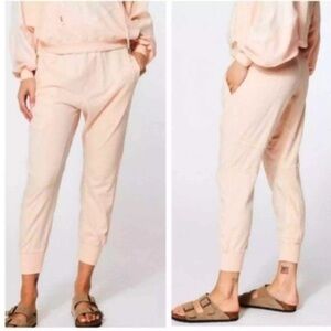 Young Fabulous & Broke Peach Odin Jogger w/ Pockets Sweatpants Size L